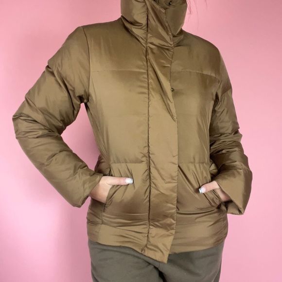 ❌SOLD❌ Tan Padded Winter Jacket - Picture 3 of 9